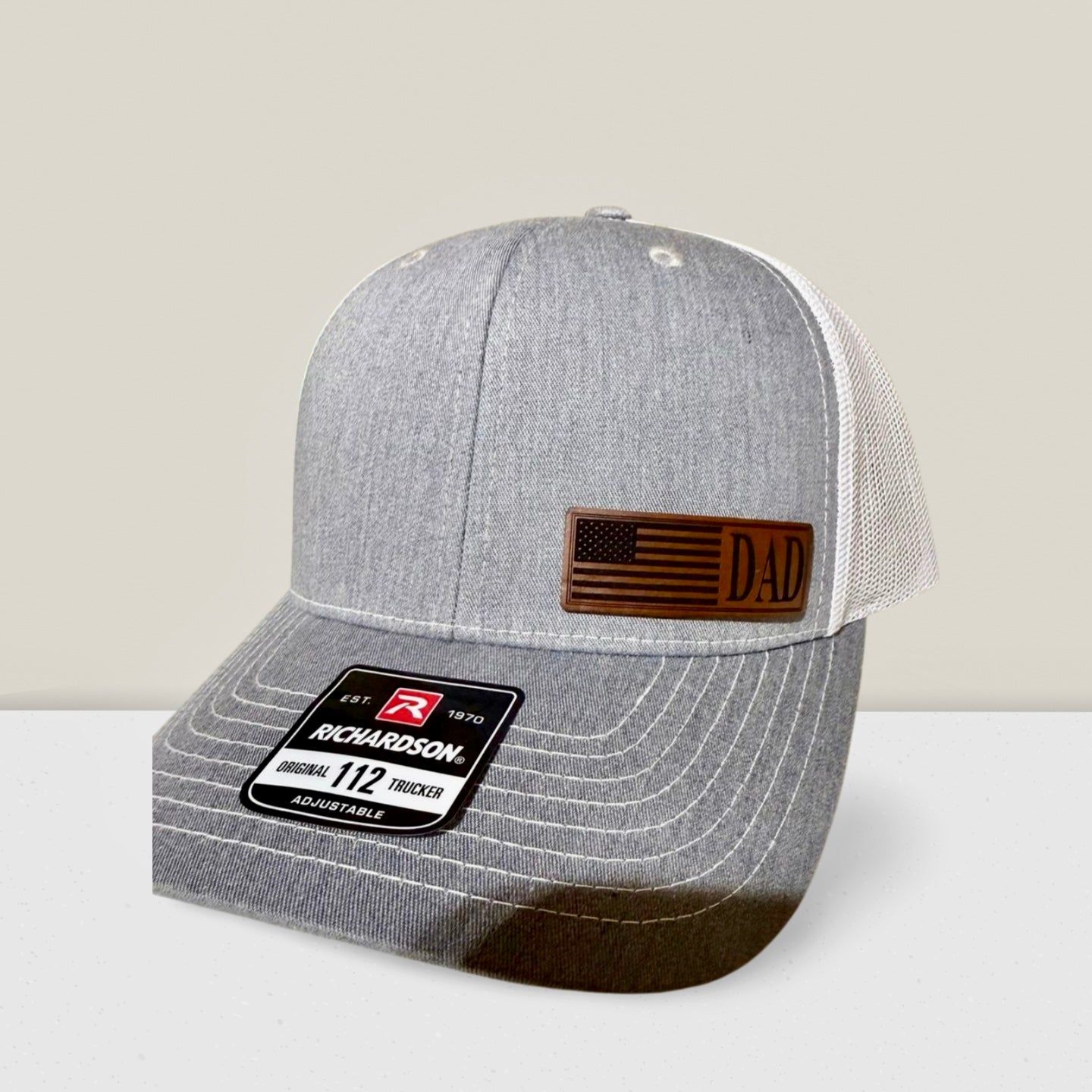 Ready-to-Ship Richardson Hat with Leather Patch – Western & Rustic Designs | Limited Quantities